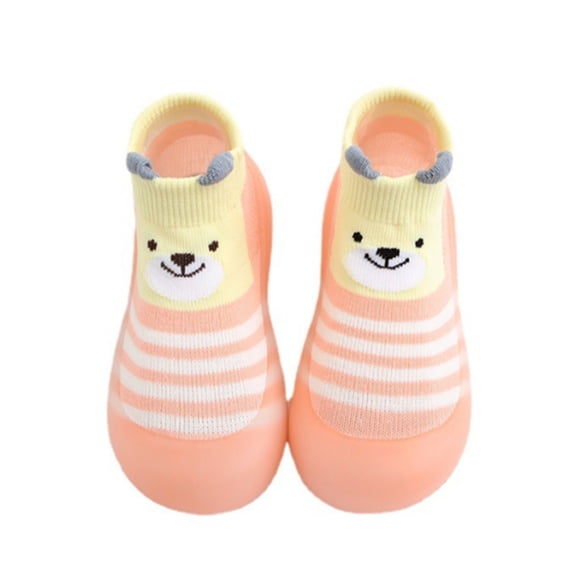 Baby Shoes Boys Girls First Walking Shoes Non Slip Soft Sole Sneakers Toddler Infant Sock Shoes
