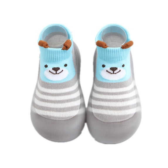 Baby Shoes Boys Girls First Walking Shoes Non Slip Soft Sole Sneakers Toddler Infant Sock Shoes