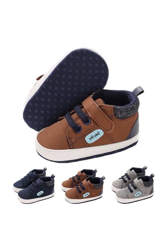 Baby Shoes Boys Girls Infant Sneakers Non-Slip Rubber Sole Toddler Crib First Walker Shoes