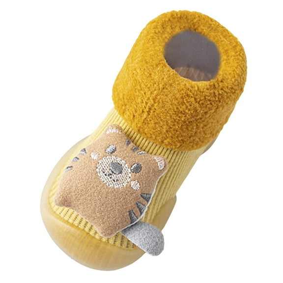 Baby Shoes Comfortable Soft Sole Flat Toddler Shoes Fashionable And Cute Cartoon Baby Toddler Boots Toddler Rubber Boots Girls Winter Slippers for Babies 3 Month Shoes Boys Baby Girl Slippers Winter