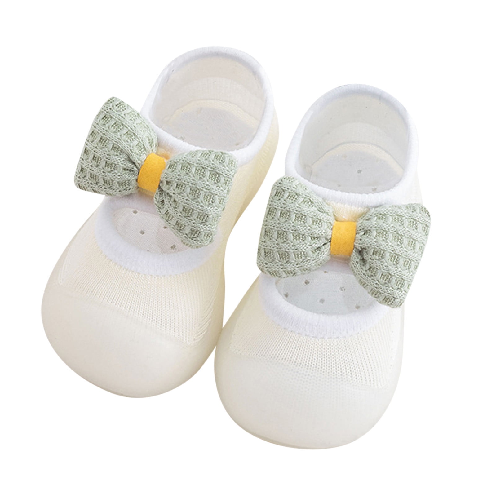 Baby Shoes Girl Formal Shoes First Walkers Cute Bowknot Soft Antislip Wearproof Socks Shoes Crib Shoes Prewalker Sneaker Toddler Girl Sneakers,Size 2 Years-3 Years