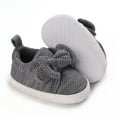 thumbnail image 1 of Baby Shoes Girls Infant Sneakers Breathable Walking Shoes with Bow Non-Slip Rubber Sole Toddler Crib First Walker Shoes 0-18M, 1 of 1