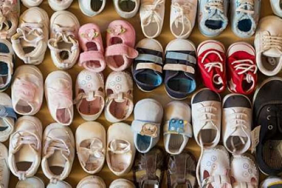 Baby Shoes IV Canvas Art - Kathy Mahan (12 x 18)