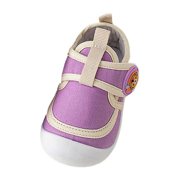 Baby Shoes Non Toddler Children Sneakers Soft Sole Baby Walking Shoes Breathable Cartoon Girls Boys Canvas Shoes Soft Flats Versatile