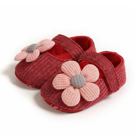 Baby Shoes Princess Toddler Shoes Soft Non-Slip Crib Shoes Fashion Footwear Baby First Walking Shoes
