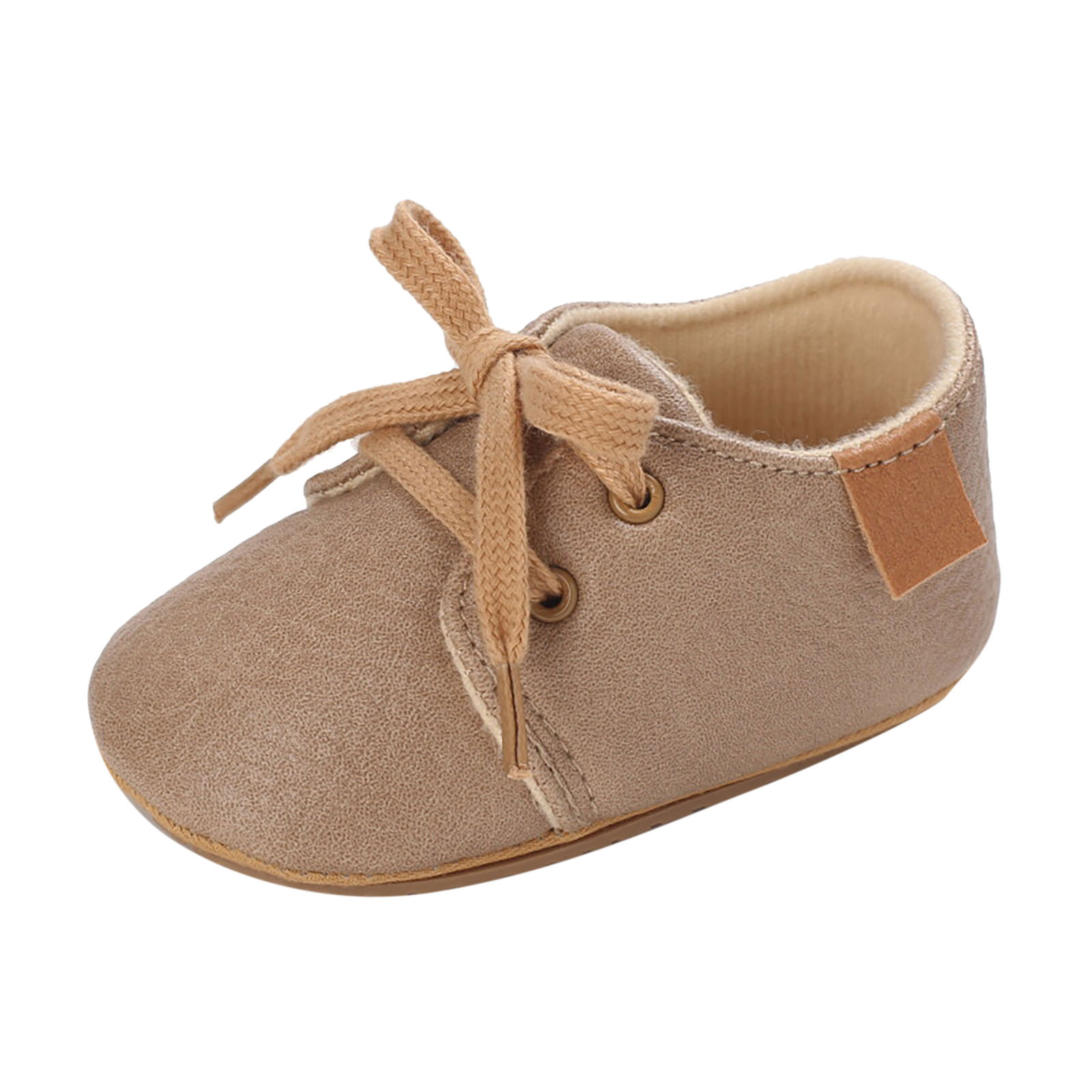 Baby Shoes Size 11 For 0 Months 6 Months Spring And Autumn Children Boys And Non Lightweight Lace Up Comfortable Solid Color Simple Style Toddler Sneakers Gold Walmart