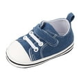 thumbnail image 1 of Baby Shoes Size 12-18 Months Soft Color Blocking Casual Princess Flats Comfort Lightweight Elastic First Birthday Sneakers, 1 of 4
