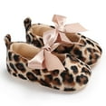 thumbnail image 1 of Baby Shoes Size 13 Cute Leopard Print Tie Soft Anti- Toddler Sneakers Bronze, 1 of 7