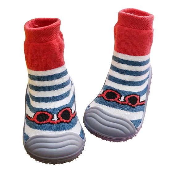 Baby Shoes Size 23 For 12 Months-18 Months S Anti Fuzzy Slipper Floor Breathable Thick Boys Indoor Outdoor Winter Warm Socks Kids Sneakers Beige