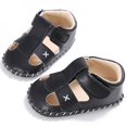 thumbnail image 1 of Baby Shoes Summer Baby Boy Girl Soft PU Leather Crib Prewalker First Walkers Shoes, 1 of 3