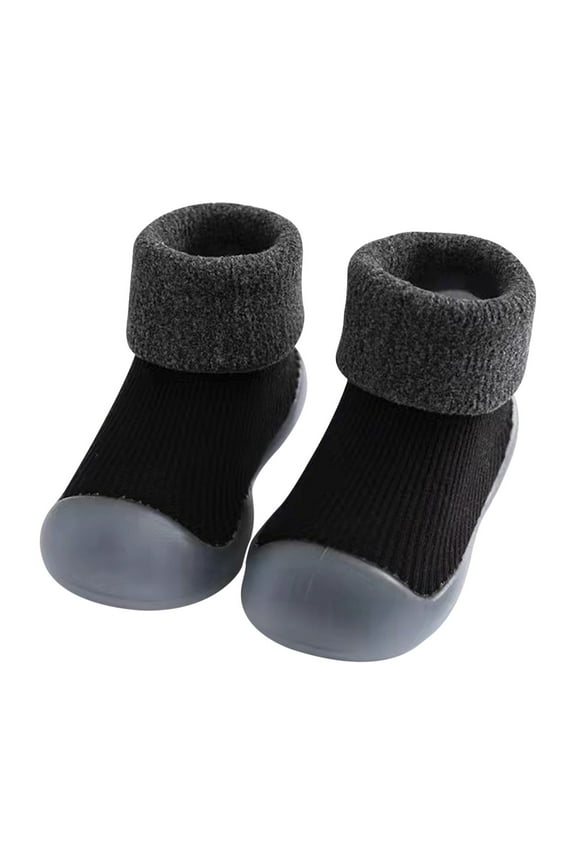 Baby Shoes Toddler Boys Girls First Walking Socks Shoes Non-Skid Slipper Indoor Floor Sneakers for Unisex Newborn Infants