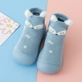 thumbnail image 1 of Baby Shoes Toddler Boys Girls Walking Socks Shoes Slipper Soft Sole Non Skid Cotton Toddler Shoes Toddler Baby Boy Sock Shoes for Baby Boy 0-6 Months, 1 of 4