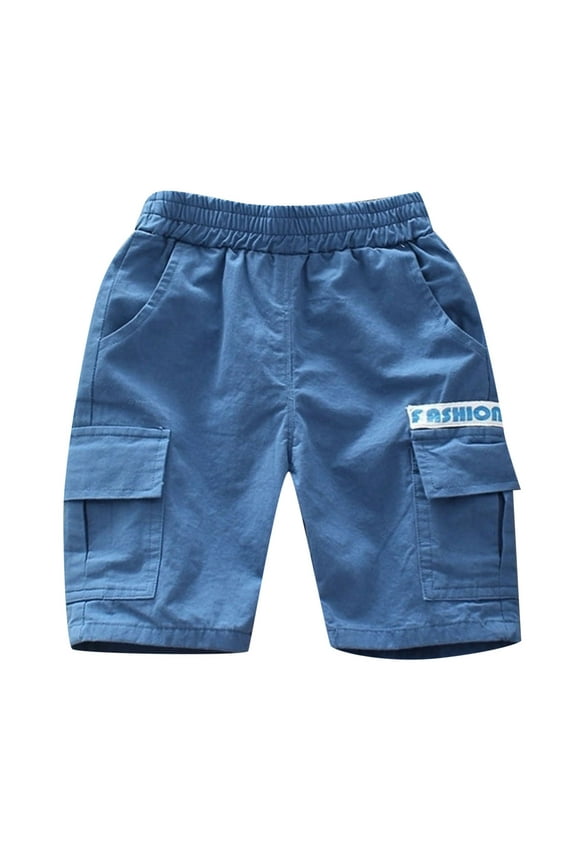 Baby Shorts 18-24 Months Girls Girls Cargo Shorts Loose Casual Solid Drawstring Long Bermuda Shorts Knee Length Wide Leg Short Pants with Pockets