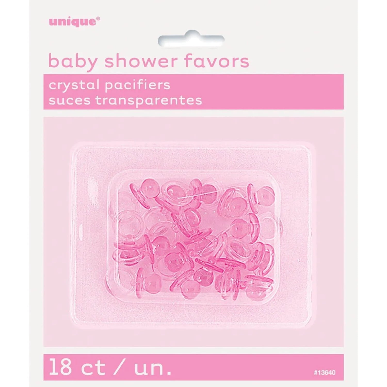 Plastic pacifiers sale for baby shower