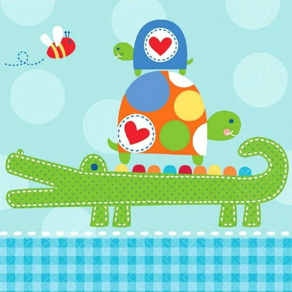 Various 'Ahoy Baby' Lunch Napkins, 16 Count