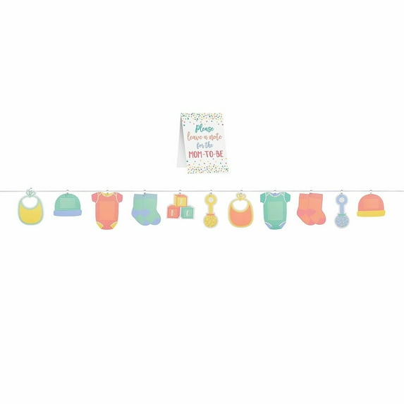 Baby Shower Autograph Garland (220402)