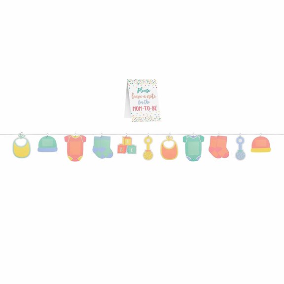 Baby Shower Autograph Garland (220402)