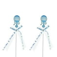 thumbnail image 1 of Baby Shower Baby Rattle Pick With Bow, 10-1/4-Inch, 2-Count, 1 of 1