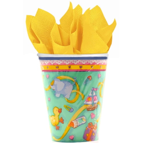 Baby Shower Bedtime Bear 9oz Paper Cups (8ct)