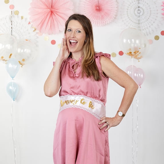 Baby Shower Belly Sash & Game Set