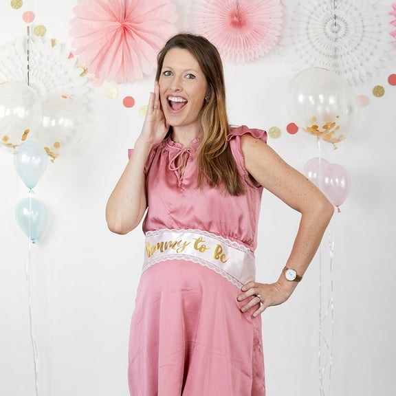 Baby Shower Belly Sash & Game Set
