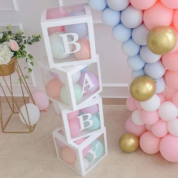 ZHANGHENG Balloons Baby Shower, (4 Pack of 4)