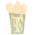 thumbnail image 1 of Various Baby Shower 9oz Paper Cups, Cute as a Button, Set of 8, 1 of 1