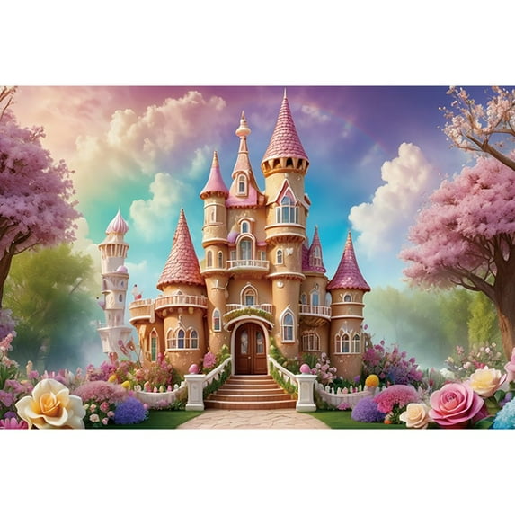 Baby Shower Elephant Backdrop for Photography Safari Flower Boy Girl Newborn Birthday Party Photographic Background Photo Studio