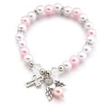 thumbnail image 1 of Baby Shower Favor Christening Bracelet Angel Baby Shower Girl Boy Baptism Gift, 1 of 12