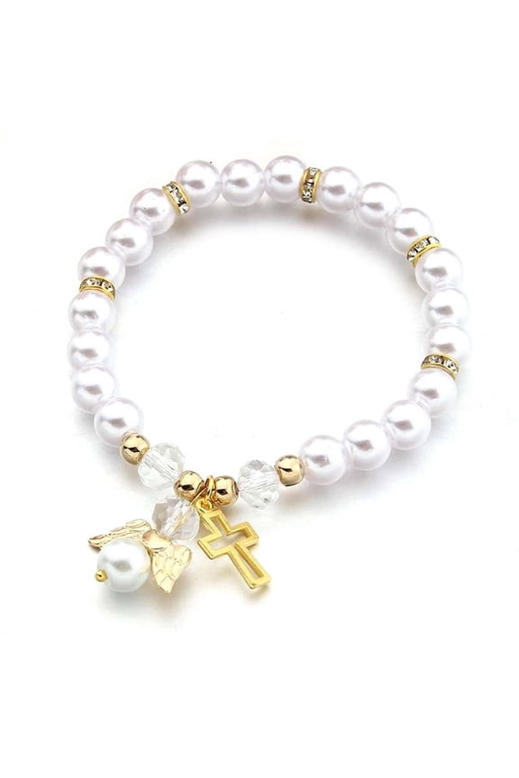 Baby Shower Favor Christening Bracelet Angel Baby Shower Girl Boy Baptism Gift