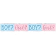 thumbnail image 1 of Baby Shower Gender Reveal 'Pink Or Blue' Foil Banner (1ct), 1 of 1