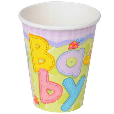 Baby Shower Hugs & Stitches 9oz Paper Cups (8ct)