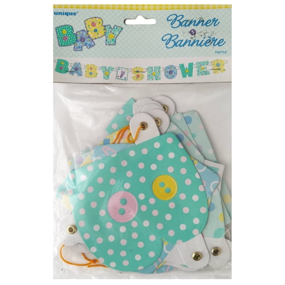 Baby Shower Mint Letter Banner (1ct)