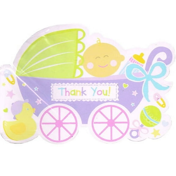 Baby Shower 'Nursery' Thank You Notes w/ Env. (8ct)