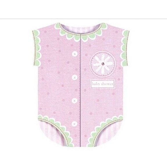 Baby Shower Onsie Novelty Invitations 8ct Fill-In