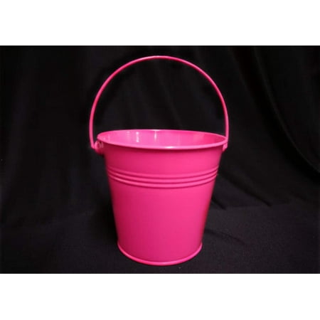 Baby Shower Pail Bucket Fuchsia (1 Piece)