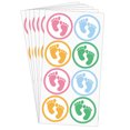 thumbnail image 1 of Baby Shower Party Favor Supplies Decals 1.5inch Baby Footprints Labels for Envelope Seals 504Pcs, 1 of 5