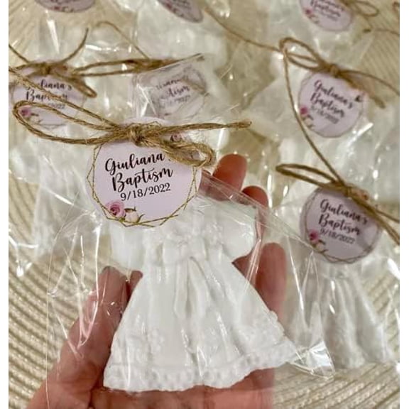 Baby Shower SOAP Favors Girl - Birthday Party, Baptism Favors Girl Decoration, Christening First Communion Gift for Guests$$Home Decor, Kitchen, & Other