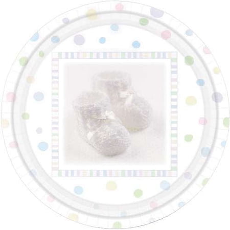 Baby Shower 'Soft Moments' Large Paper Plates (8ct)