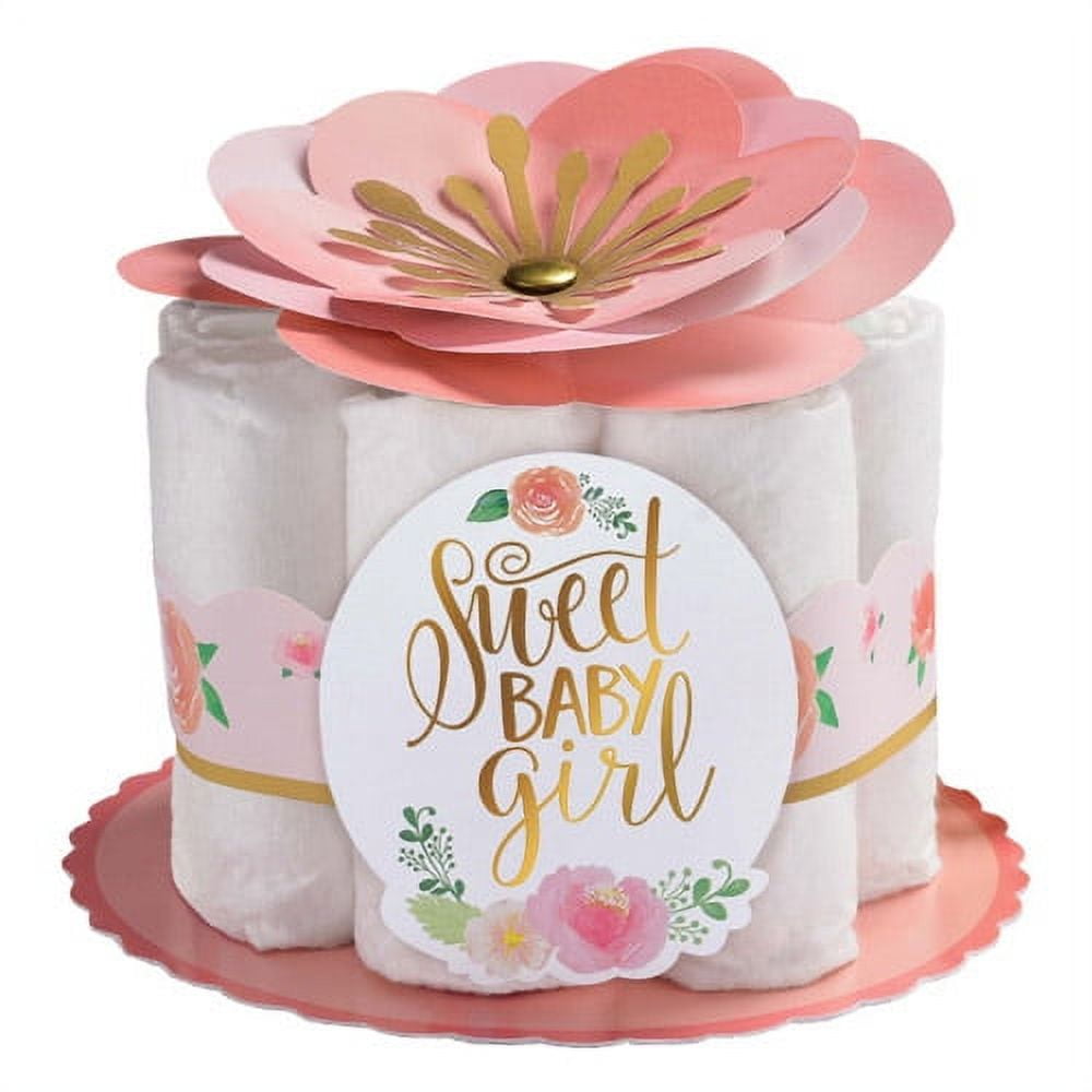 Baby girl on sale centerpieces