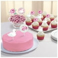 thumbnail image 1 of Baby Shower 'Sweet Swan' Cake Toppers (12pc), 1 of 1