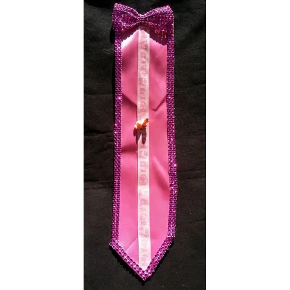 Baby Shower Tie Ribbon Pink Dad To Be Baby Shower,Mom To Be,Sash,Favors,Gift