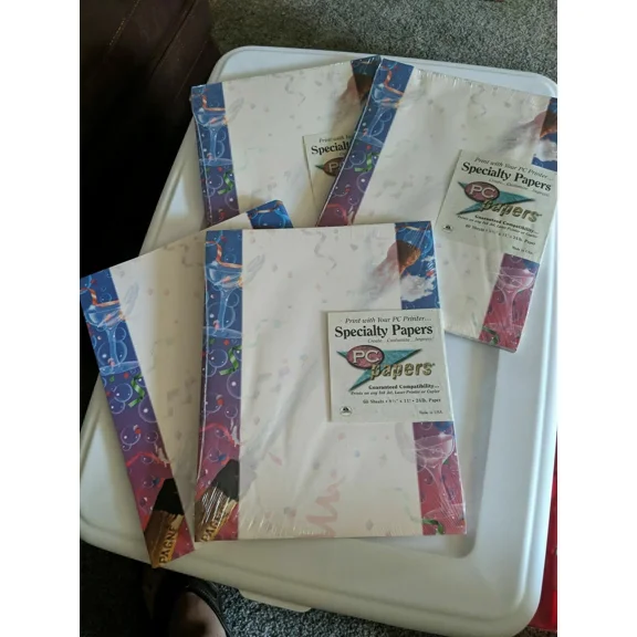 Baby Shower Wedding Party Christmas New Years Eve Champagne Printer Paper 60 Per