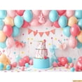 thumbnail image 1 of Baby Shower ration Birthday Party Photography Backdrops Props Balloons Arch Childr Newborn Photo Studio Background BS-03, 1 of 5
