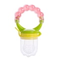 thumbnail image 1 of Baby Silicone Fresh Fruit Food Feeder, Teething Pacifier with Rattle for Babies and Infants, 1 of 7
