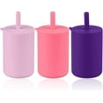 thumbnail image 1 of Baby Sippy Cup. 3 Pack Silicone Trainer Cup Toddler Training Straw Cup for Boys and Girls. Unbreakable. Spill Proof Sippy Cup for Toddlers, 1 of 5