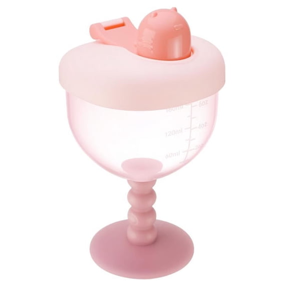 Baby Sippy Cup With Lid 6oz Goblet Design Toddler Training Cup Leak Proof Strawless Cup With Handle Removable Lid Baby Drinking Cup For Transition From Bottle To Cup