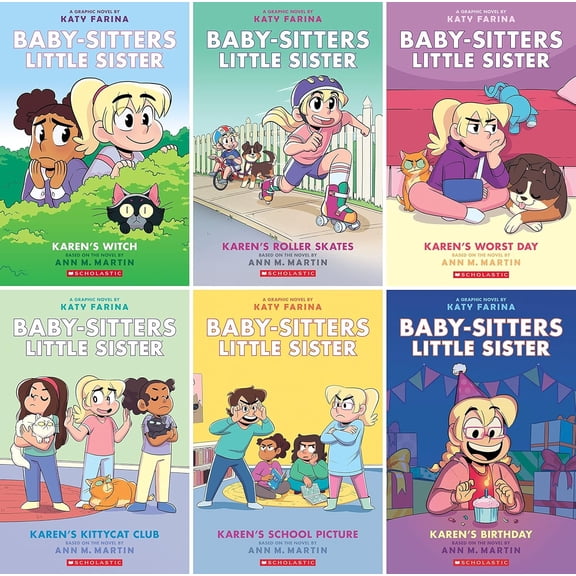 Baby-Sitters Little Sister Graphic Novels, Books 1-6 Set