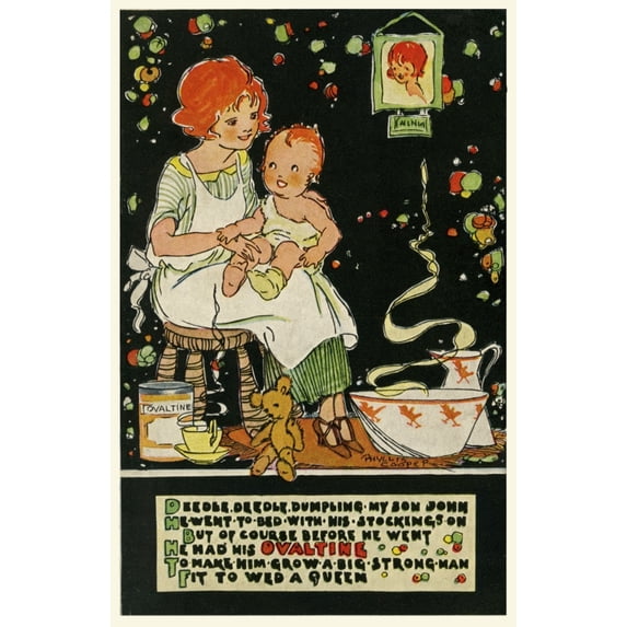 Baby Sitting On Mother'S Lap Poster Print By Mary Evans Picture Librarypeter & Dawn Cope Collection