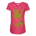 thumbnail image 1 of Baby Skeleton Frankenstein Halloween Horror Funny Maternity DT T-Shirt Tee, 1 of 2
